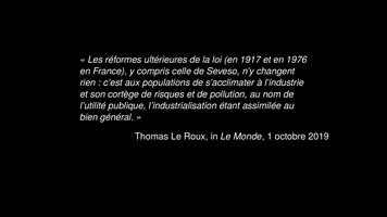 Extrait de la tribune de Thomas Le Roux, in « Le Monde », 1 octobre 2019