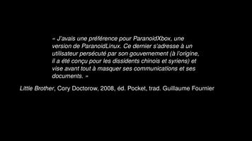 Extrait de « Little Brother », Cory Doctorow, 2008, éd. Pocket, trad. Guillaume Fournier